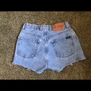Vintage Guess cut off shorts